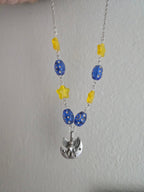 Moon and stars necklace