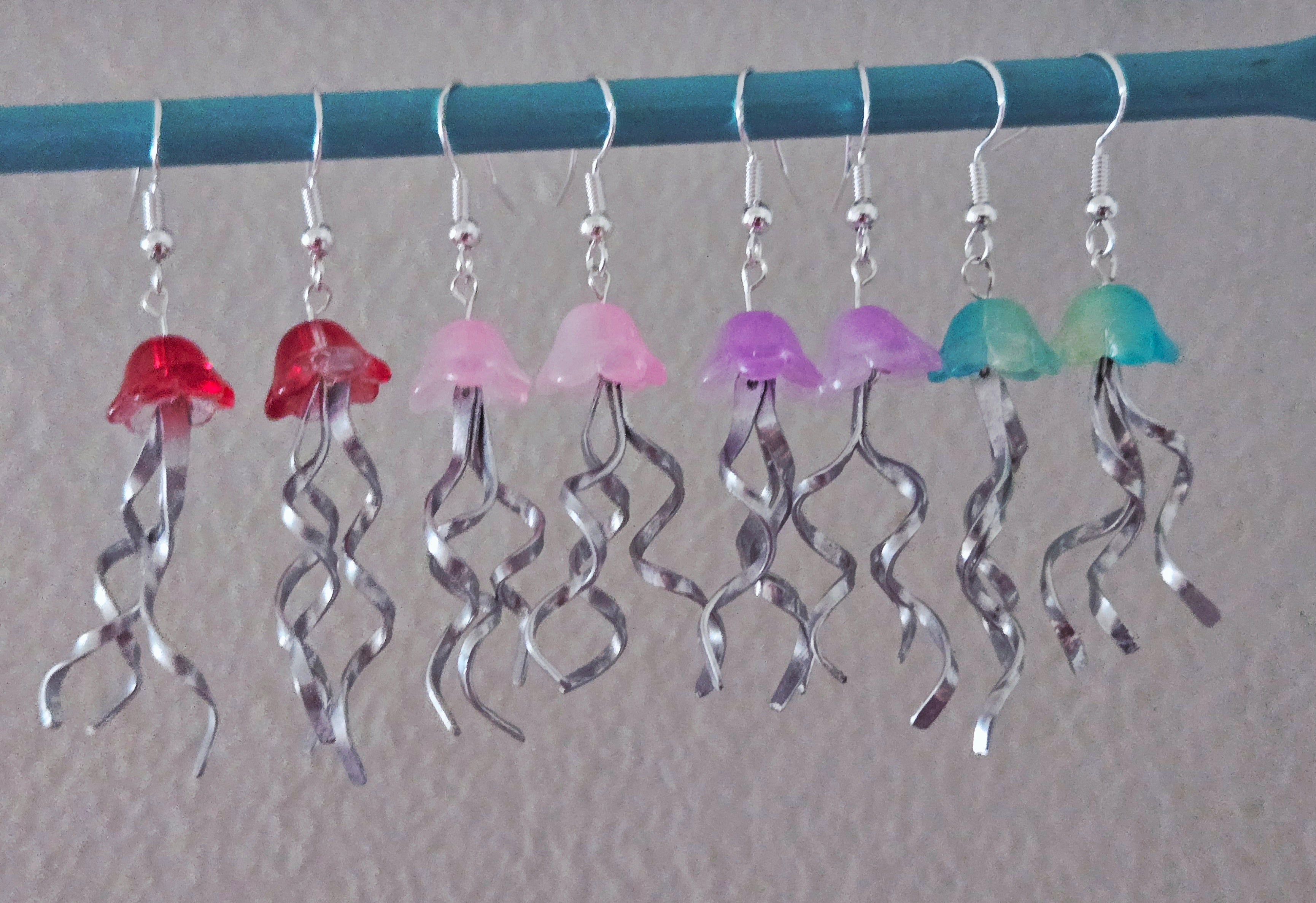 Jellyfish earrings